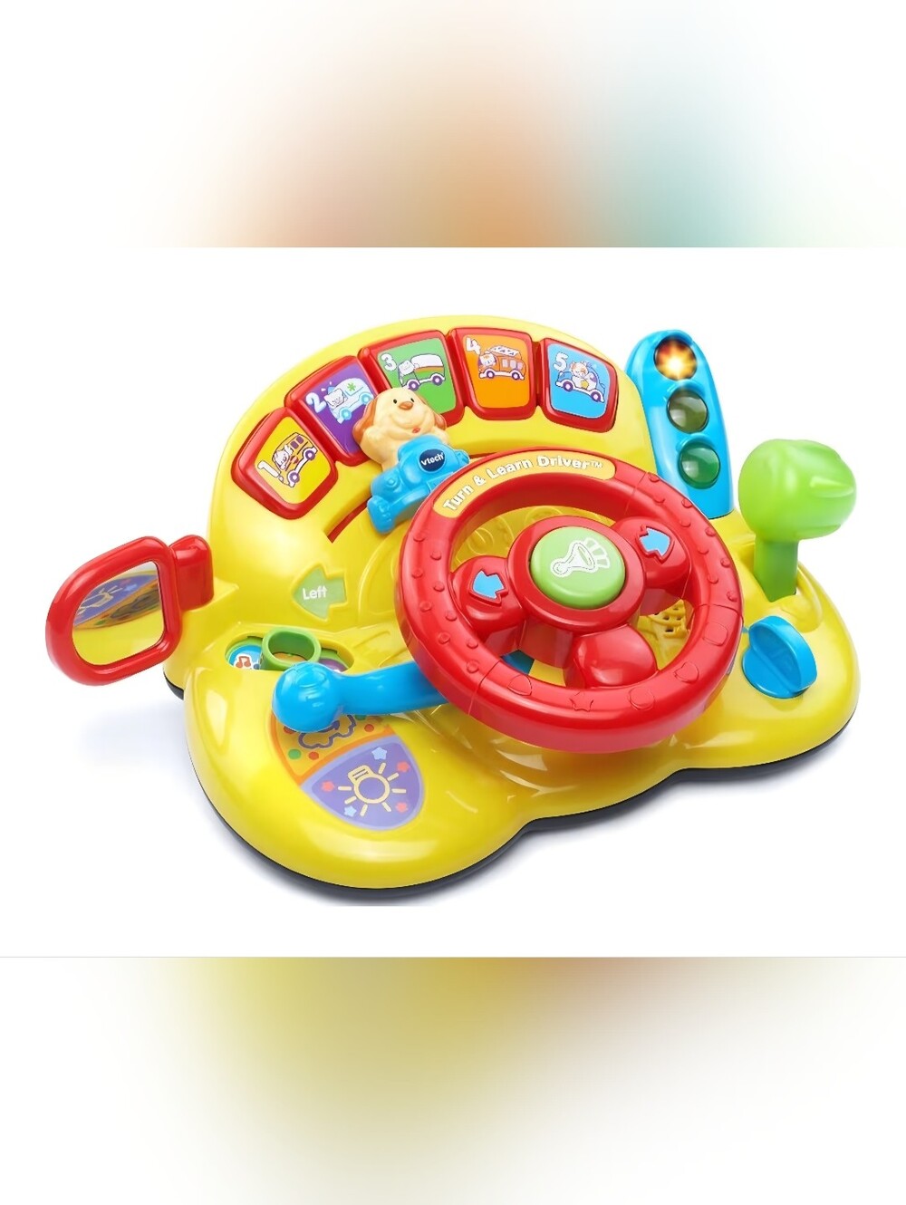 New In Box VTech Turn and Learn Driver, Yellow Learning Toy